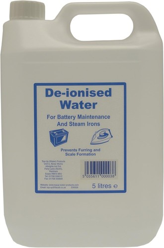 Deionised water car battery - deionised,