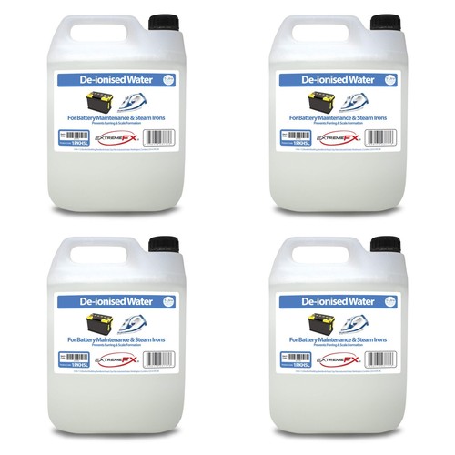 Deionised water 20l 4x5l - water,