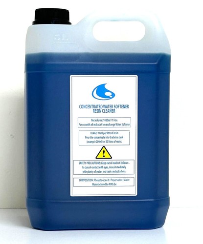 Water softener resin cleaner - water,