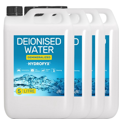 Deionised water 20l 4x5 - deionised,