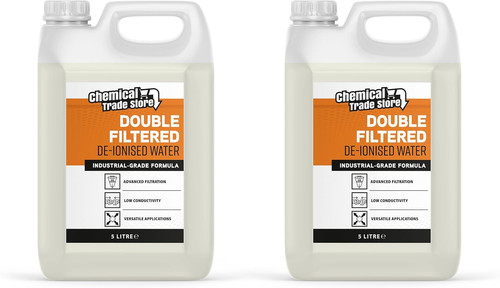 Ionised water 5l pack - de-ionised,