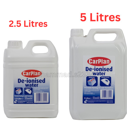 Carplan ionised water - carplan, de-ionised
