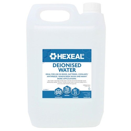 Deionised water for steam - deionised,