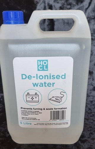 Deionised water litre - deionised,
