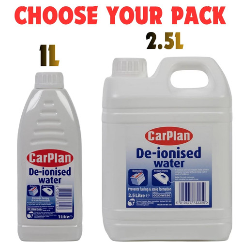 Carplan ionised water - carplan, water,