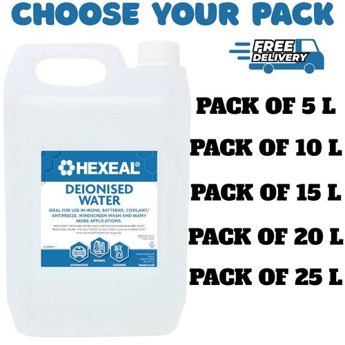 Deionized water litre - water,