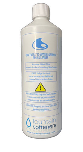 Water softener resin cleaner - resin,