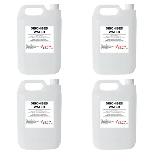 Deionised water 20l litres - deionised, top