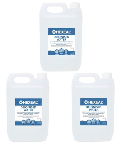 15l hexeal deionised water - hexeal,