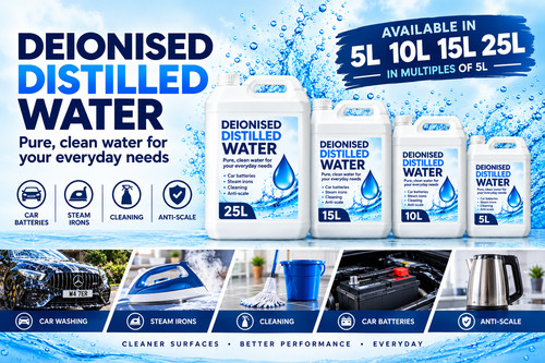 Deionised water 10l - water, 5l|10l|15l|25l