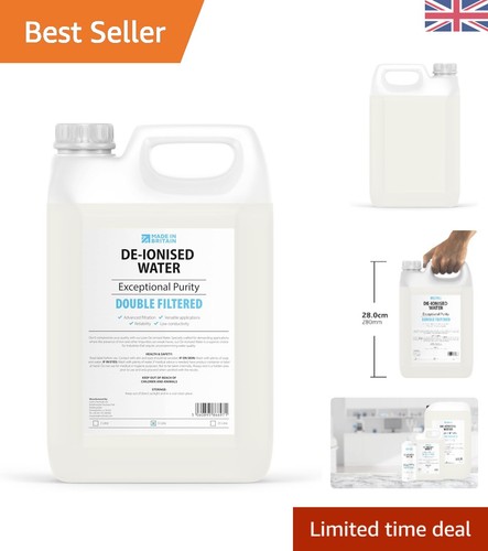 Ionised water - de-ionised,