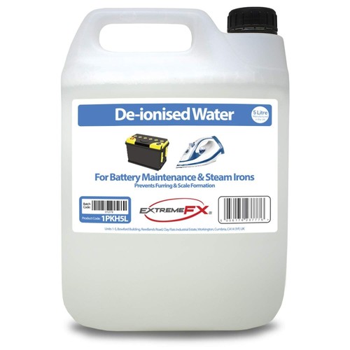 Deionised water litre - deionised, 5